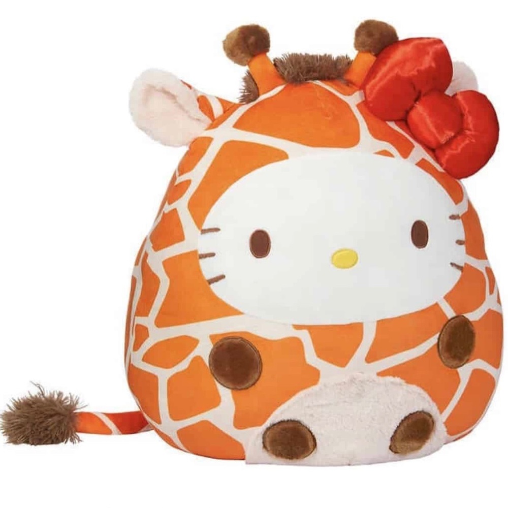 Giant Sanrio Giraffe Hello Kitty Squishmallow